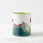 "Onweerstaanbaar." Bumble Bee getrokken naar een R Tweekleurige Koffiemok (Center)