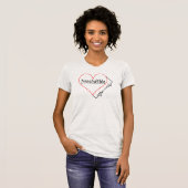 Onweerstaanbaar hart t-shirt (Voorkant volledig)