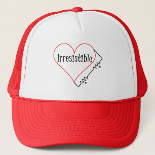 Onweerstaanbaar hart trucker pet