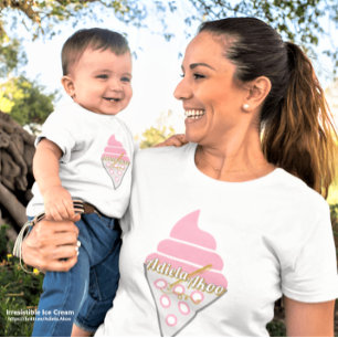 Onweerstaanbaar Ice Cream Baby T-Shirt door Adiela