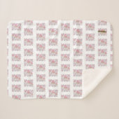 Onweerstaanbaar Ice Cream Licorice Sherpa Blanket Deken (Voorkant (horizontaal))