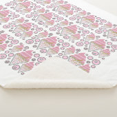 Onweerstaanbaar Ice Cream Licorice Sherpa Blanket Deken (3/4)