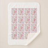 Onweerstaanbaar Ice Cream Licorice Sherpa Blanket Deken (Voorkant)