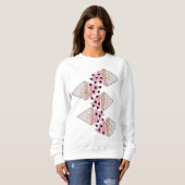 Onweerstaanbaar Ice Cream Sprinkles Sweatshirt (Voorkant volledig)