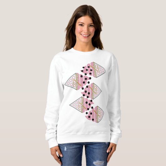 Onweerstaanbaar Ice Cream Sprinkles Sweatshirt (Voorkant volledig)