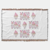 Onweerstaanbaar ijs drop decoratief deken (Voorkant)