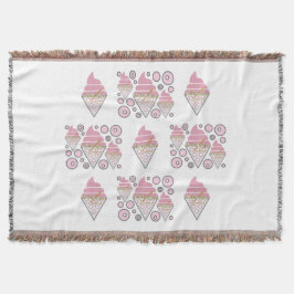 Onweerstaanbaar ijs drop decoratief deken