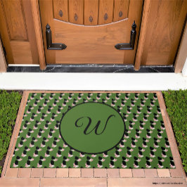 Onweerstaanbaar ijs gesmolten Macha sprinkles Deurmat