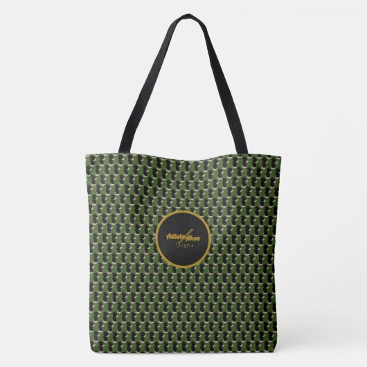 Onweerstaanbaar ijs gesmolten Macha sprinkles Tote Bag (Achterkant)