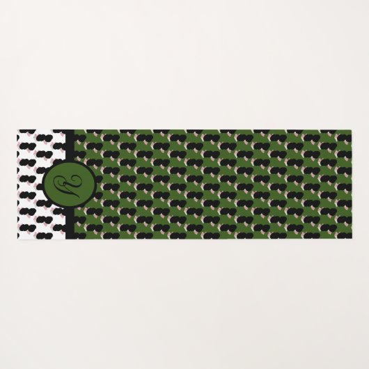 Onweerstaanbaar ijs gesmolten Macha sprinkles Yogamat (Achterkant (horizontaal))