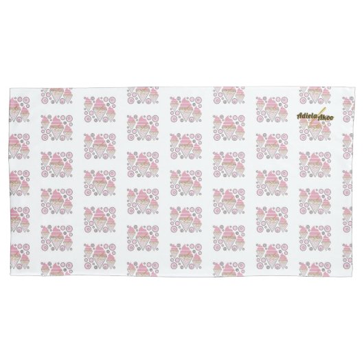 Onweerstaanbaar Ijs Snoepgoed Flanel Lakens Kussensloop (Voorkant)