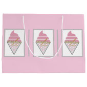 Onweerstaanbaar ijsje Gift Bag van Adiela Akoo Groot Cadeauzakje (Achterkant)