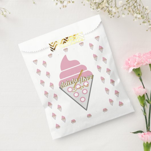 Onweerstaanbaar ijskap-pleistertas van Adiela Akoo Bedankzakje (Gezegeld)