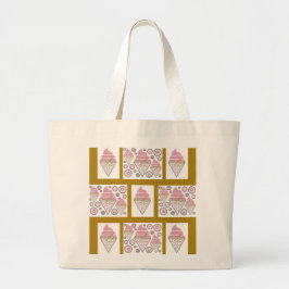 Onweerstaanbaar Ijsroom Drop en Caramel Tote Grote Tote Bag