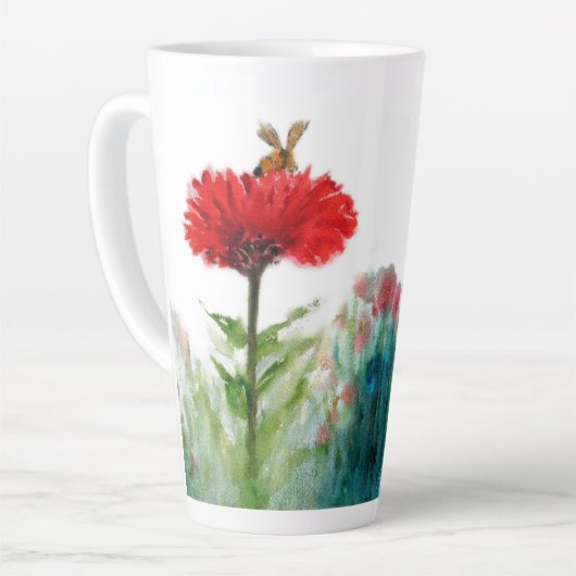 "Onweerstaanbaar." linkshandige, grote, latte mok. Latte Mok (Linkerhoek)