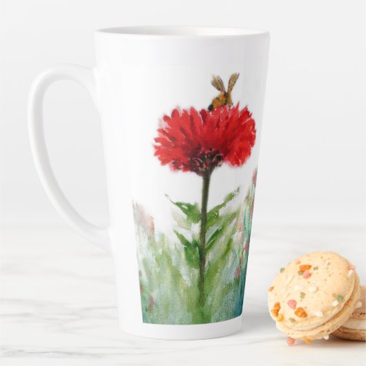 "Onweerstaanbaar." linkshandige, grote, latte mok. Latte Mok (In situ)