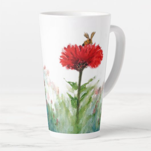 "Onweerstaanbaar." Met rechtshandige grote latte m Latte Mok (Rechterhoek)