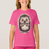 Onweerstaanbaar Schattigee egel Hedgie T-shirt (Voorkant)