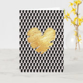 Onweerstaanbaar Smeltende Strooikaart met Hartje Kaart (Gele Bloem)