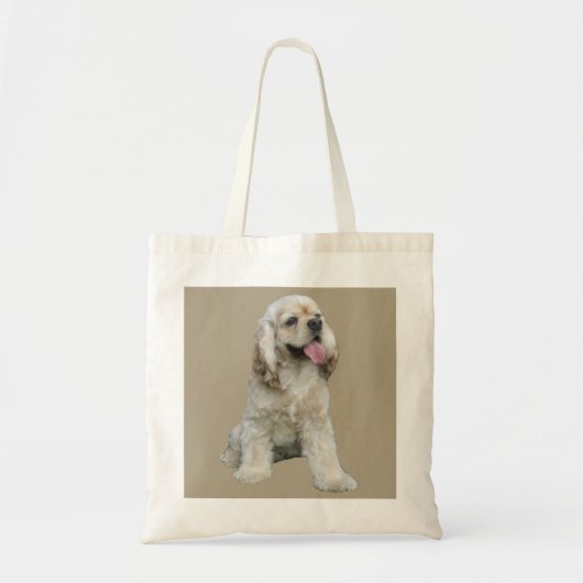 Onweerstaanbare Canvas tas voor Cocker Spaniel (Voorkant)