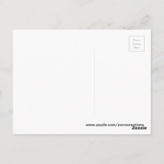 Onweerstaanbare Cat Zorro Bedankt Briefkaart (Achterkant)