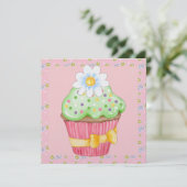 Onweerstaanbare cupcake uitnodigingen - SRF (Staand voorkant)