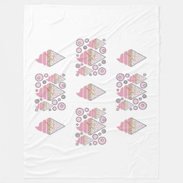 Onweerstaanbare ijs drop fleece deken