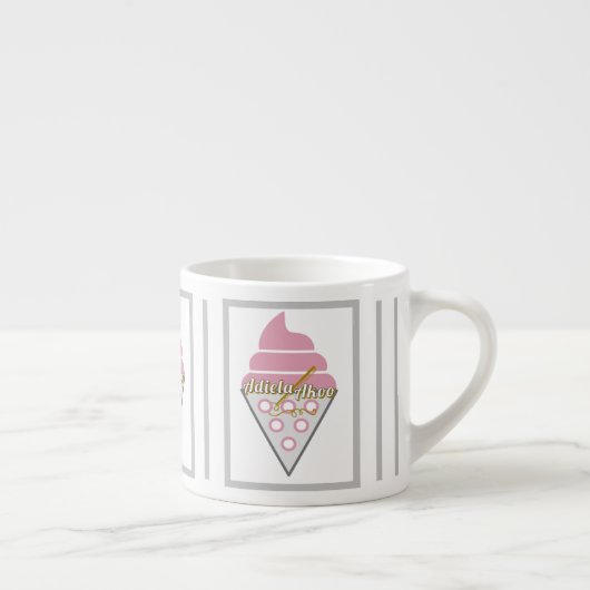 Onweerstaanbare Ijs Espresso Mok van Adiela Akoo (Rechts)
