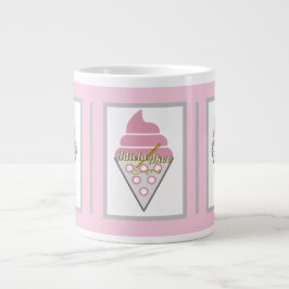 Onweerstaanbare ijscream-Mok door dichter Adiela A Grote Koffiekop