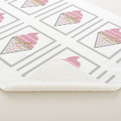 Onweerstaanbare IJscrème Sherpa Dekbed Sherpa Deken (3/4)