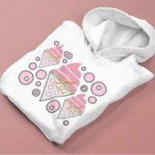 Onweerstaanbare ijskap Cream Licorice Hoodie