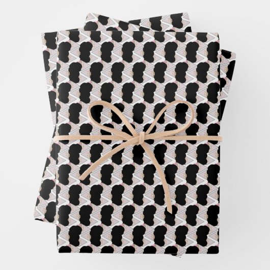 Onweerstaanbare ijskap gesmolten sprinkhaantjes inpakpapier vel (In situ)