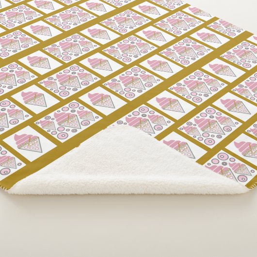 Onweerstaanbare ijskap van Cream Licorice in Caram Sherpa Deken (3/4)