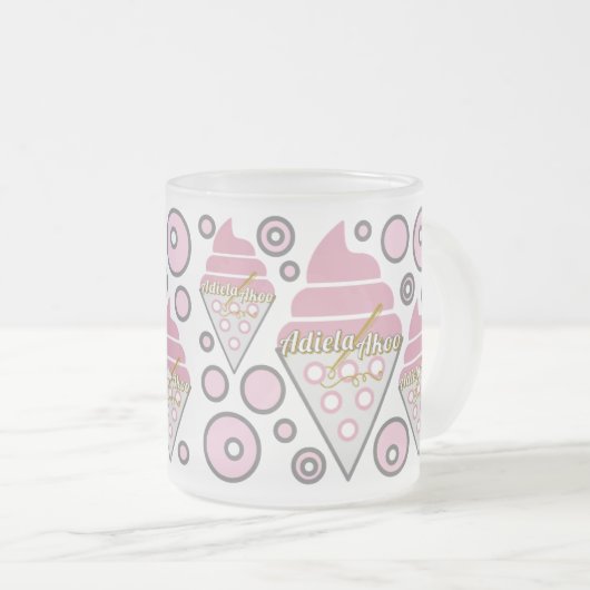 Onweerstaanbare ijskreeft Mok - Adiela Akoo (Voorkant rechts)