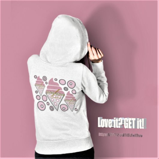 Onweerstaanbare ijskreeft - Volledige Zip-muis Hoodie