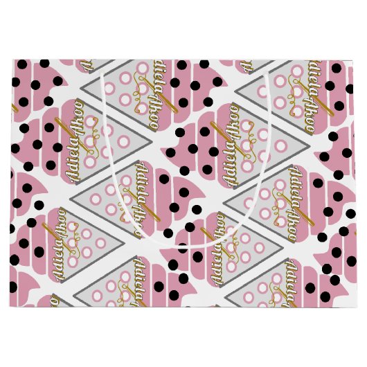 Onweerstaanbare ijskreep Vanilla Gift Bag Groot Cadeauzakje (Voorkant)