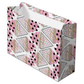 Onweerstaanbare ijskreep Vanilla Gift Bag Groot Cadeauzakje (Voorkant Gekanteld)