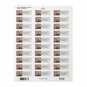 Onweerstaanbare porch Dog Return Address Labels (Full Sheet)