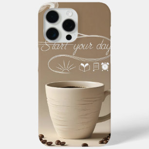 Onweerstaanbare Smaak – De Chic Coffee Ritual Coll iPhone 15 Pro Max Hoesje