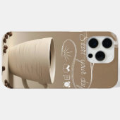 Onweerstaanbare Smaak – De Chic Coffee Ritual Coll Case-Mate iPhone Case (Achterkant (horizontaal))