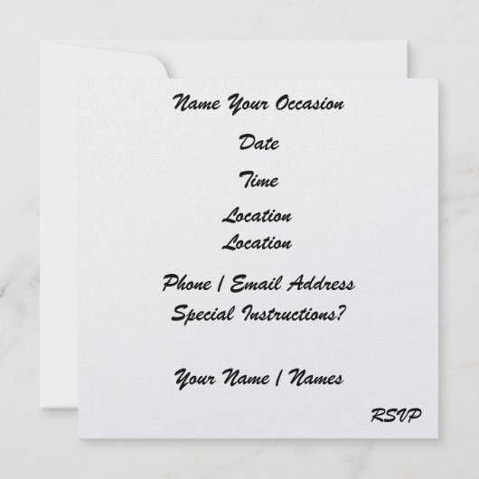 Onweerstaanbare Uitnodigingen - SRF (Achterkant)