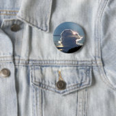 onweerswolk blokkeert de zon ronde button 5,7 cm (In situ)