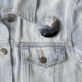 onweerswolken komen opzetten ronde button 5,7 cm (In situ)