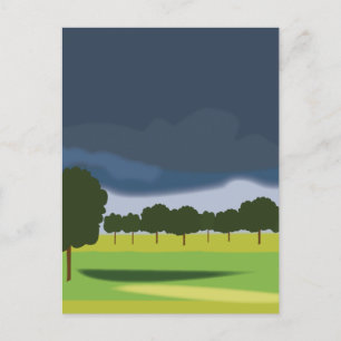 Onweerswolken Wolken Natuur Reizen Briefkaart