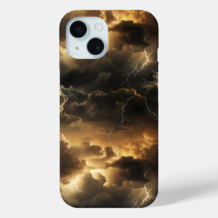 Onweerswolkenpatroon iPhone 15 Case