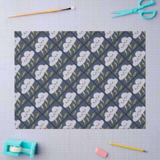 Onweervriendjes Tissuepapier (Craft)