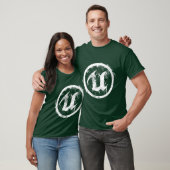 Onwerkelijk witte vintage t-shirt (Unisex)
