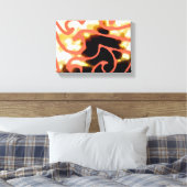 Onwerkelijke Kunst Canvas Afdruk (Insitu (Slaapkamer))