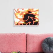 Onwerkelijke Kunst Canvas Afdruk (Insitu (Woonkamer))