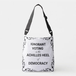 Onwetend stemmen is de achilleshiel van de democra crossbody tas